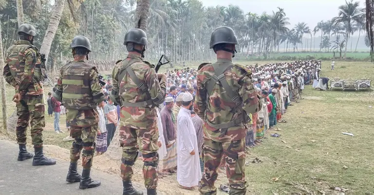 নিহতদের জানাজা